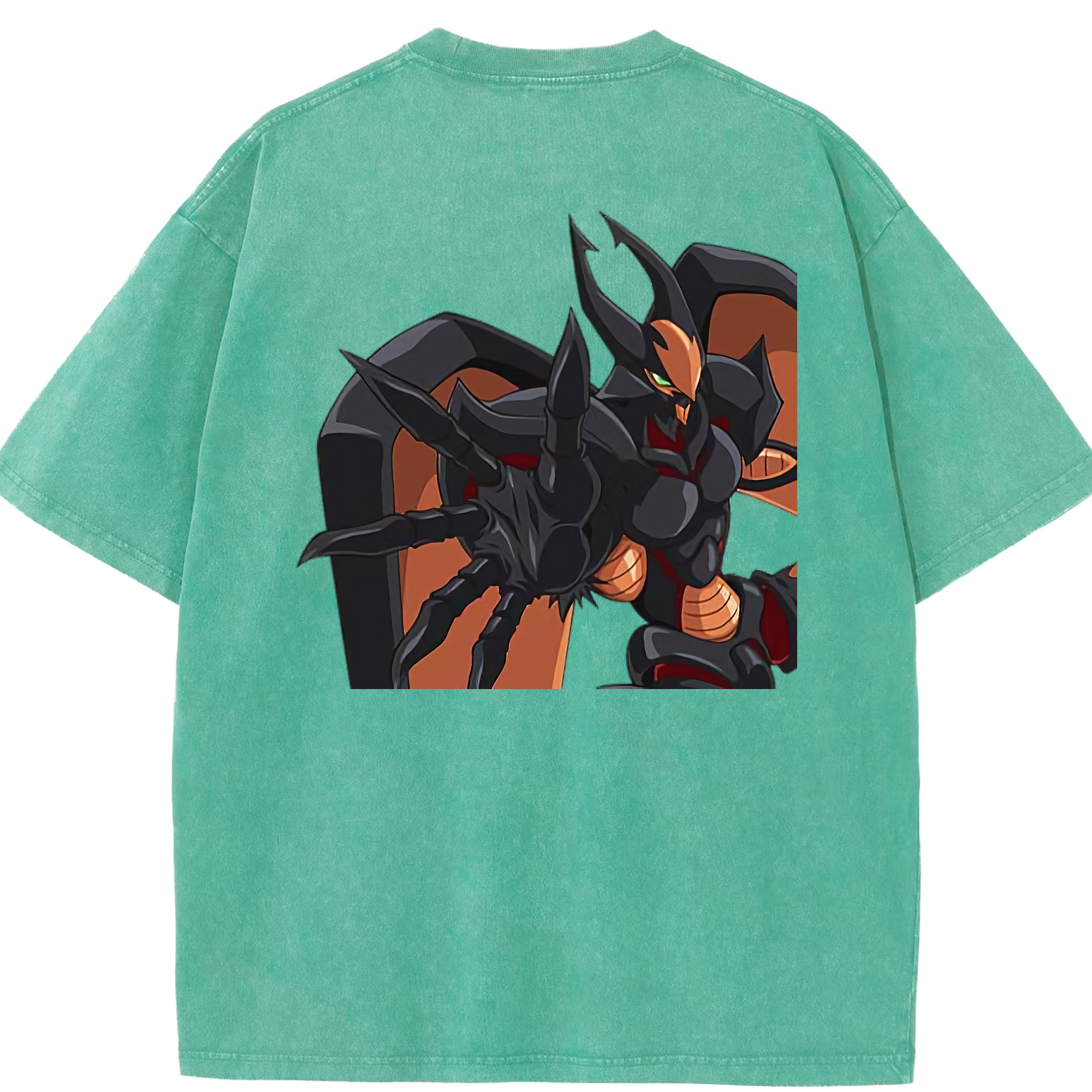 （画像用） 遊☆戯☆王 Yu-Gi-Oh! 綿100% ヴィンテージ風 半袖Tシャツ（背面プリント）